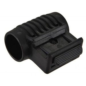 Tactical 1" Flashlight Mount For Rail - Black [Element]